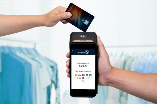 In-store contactless payment at a retail counter