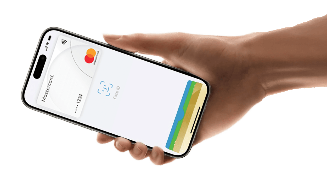 iPhone with payment screen