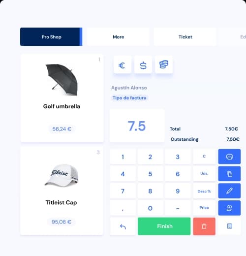 Flexible POS section