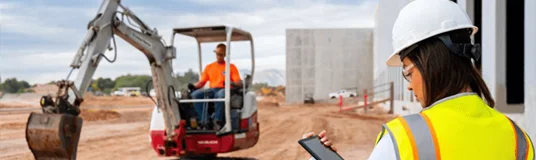 Rental & Construction industry banner - Professional payment solutions for rental & construction businesses