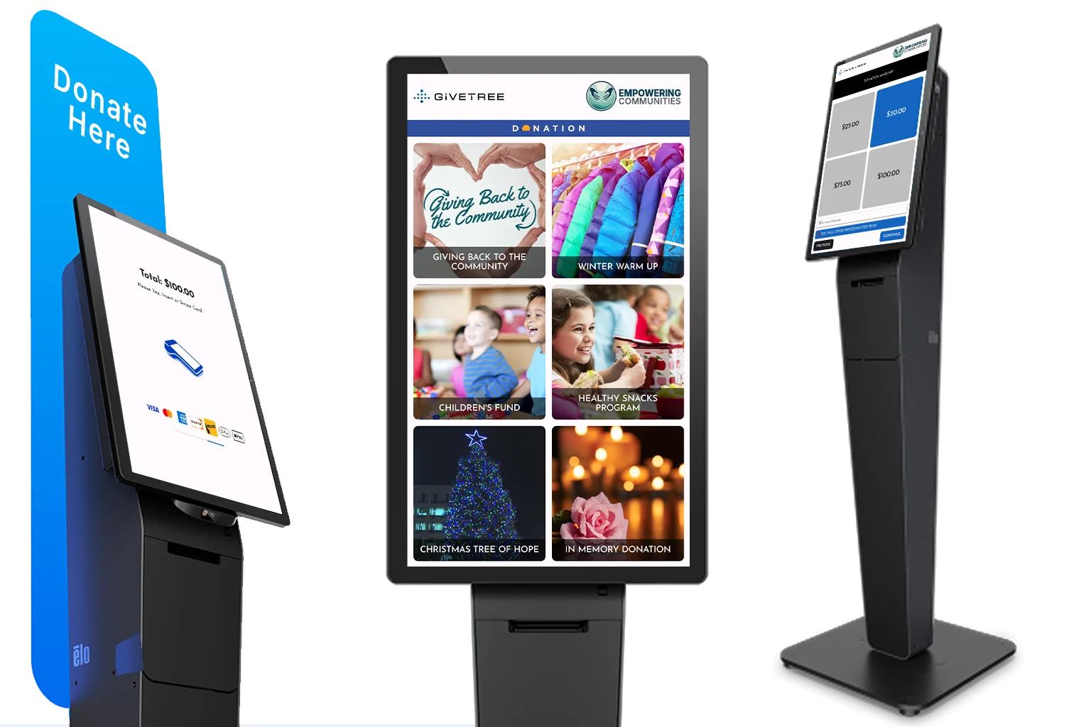 GiveTree Kiosk - Self-serve donation station for on-location giving
