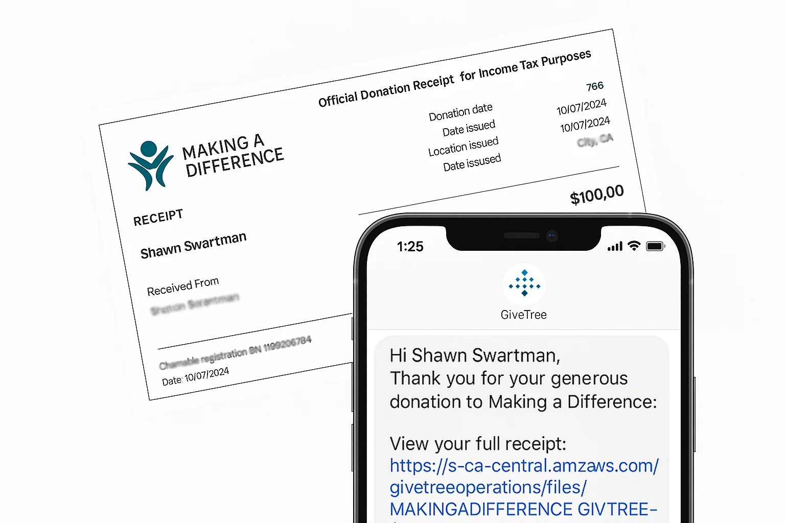 Automatic Tax Receipts - Instant donation receipts for compliance